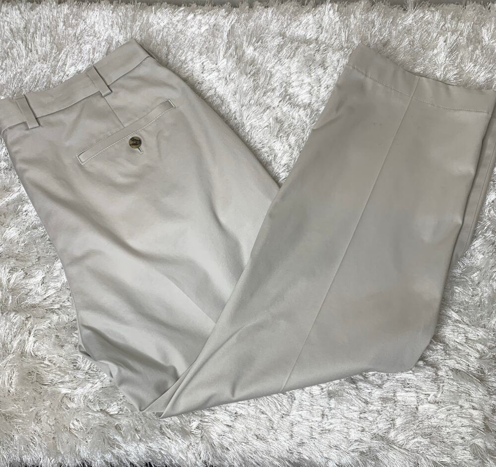 Brooks Brothers Lightweight Advantage Chino Clark Sz 35 x 27 Sand